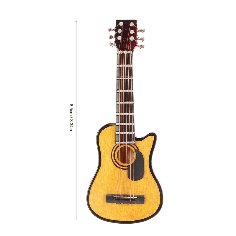 Miniature Guitar Replica Refrigerator Magnet Resin Mini Musical Instrument Fridge