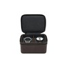 Stackers Brown Double Zipped Watch Box
