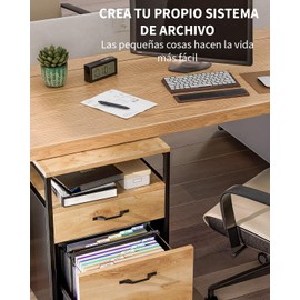 Timotech Archivero Organizador de Carpetas Expansibles de Plástico para Oficina, Archivero Tamaño Carta, Folder Porta Documentos con 7 Bolsillos de acordeón de 1.2 in (Grande)