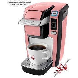 WraptorSkinz Decal Style Vinyl Skin compatible for Keurig K10 / K15 Mini Plus Coffee Makers Solids Collection Pink (COFFEE MAKER NOT INCLUDED)