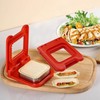 MEETOZ Sandwich Cutter and Sealer, Square Sandwich Maker, Decruster Sandwich