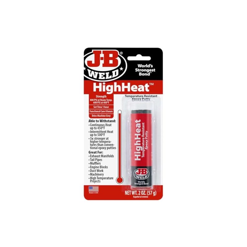 JB WELD HIGH Heat EPOXY STIK