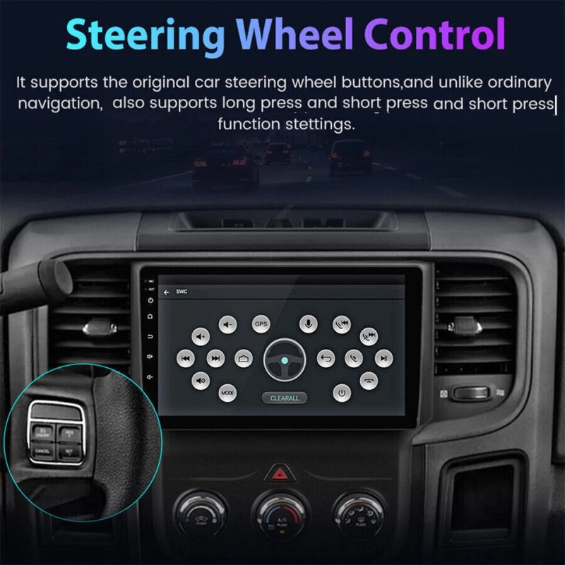 Unbranded FOR 2013-2019 DODGE RAM 1500 2500 3500 9" ANDROID