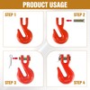 1/4" Clevis Grab Hooks 4 Pack – Heavy Duty G70