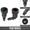 A ABSOPRO Car Fuel Line Hose Quick Release Connector Kit