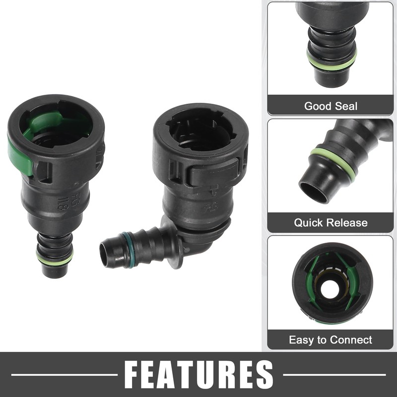 A ABSOPRO Car Fuel Line Hose Quick Release Connector Kit