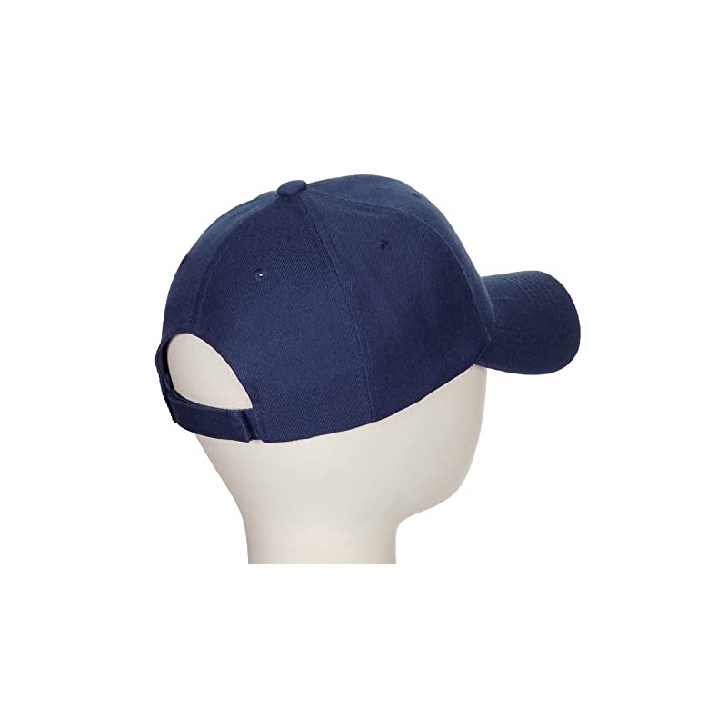 Daxton Structured Baseball Hat Cap Curved Visor Old English Font