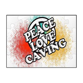 Makoroni -Peace Love Caving - Jigsaw Puzzle 30 pcs, DesT4