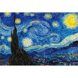 Beverly 1000-076 Jigsaw Puzzle Starry Night (19.3 x 28.3 inches (49 x 72 cm), Made in Japan