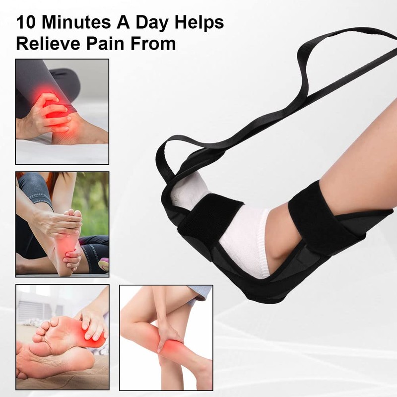 flintronic Yoga Stretching Strap, Stretching Band with 7 Loops, Yoga