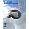 ZIONOR Lagopus Ski Snowboard Goggles UV Protection Anti-fog Snow Goggles