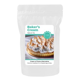 O'Creme Baker's Cream - Cream-of-Tartar Alternative - Premium Leavening Agent for Baked Goods and Stabilizer for Whipped Egg Whites - 1 Pound