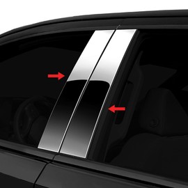 MaxMate Compatible with 1995-2000 Lexus LS 400 4 PC Stainless Steel Chrome Pillar Post Trim