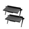 Zueyen 2 x Wall Mounted Television Cable Box Rack Desktop