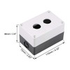 uxcell Push Button Switch Control Station Box 22mm 2 Button