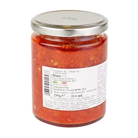 Dispac Hot Calabrian Pepper Paste - 10.6oz (314ml) | Le Bonta’ del Casale, Imported from Italy, Smokey Salty Flavor, Add Heat and Liven Up Italian Dishes