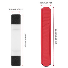 Alitutumao Replacement Earpads Ear Cushions Ear Cups Repair Parts for Monster Beats by Dr. Dre Pro Detox Headphones Memory Foam Ear Pads (Red Headband)