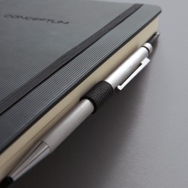 Sigel CO121 Notebook CONCEPTUM®, black, Hardcover, squared, approx. A5, with numerous features