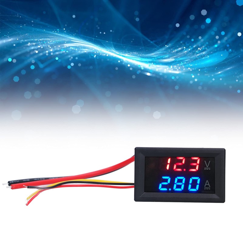 Voltímetro Amperímetro, multímetro Panel Equipo eléctrico Medidor Alcance DC 0V-100V