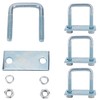 MYZHRE 4 Pcs Leaf Spring Clamp Kit, Fits Up To