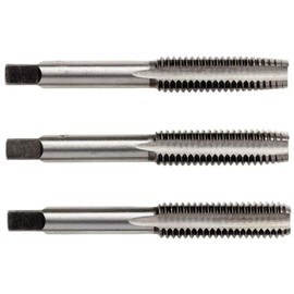 M12 x 1.75 HSS Metric Hand Tap Set. Includes 3 Pieces - 1st, 2nd & 3rd Cut