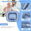 Inflatable Shampoo Basin and Bedside Shower Water Bag– Portable Hair
