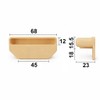 cyclingcolors 10x Supporto doga monodoga 63 x 12 mm in