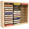 Waratah Designs Cassette Tape Storage Rack, 36-slot Wood Cassette Tape
