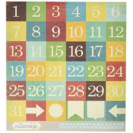 Remarkable My Minds Eye Day Dates Paper( pack of 25 sheets)