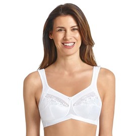Anita Womens Comfortable Safina Lace Post-Surgery Bra White Size Us 38D Fr 100D