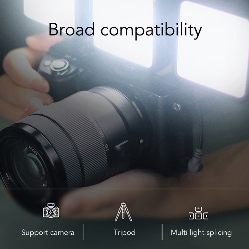 LED Camera Light Portable Camera Photo Light for Outdoor Photography