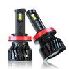 CHUSYYRAY 2X H11 LED Headlight Super Bright Bulbs Kit 6000K