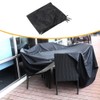 Table Tennis Table Cover, Waterproof, Windproof, Durable, Black, Tear-Resistant Table