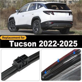 GARDIMU Rear Wiper Blade Assembly, Back Windshield Wiper Blades Replacement for Hyundai Tucson 2022-2025, Rear Wiper Blade and Arm Set for 2022 2023 2024 2025