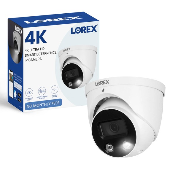Lorex 4K Ultra HD PoE Outdoor Metal Dome Add-On Security