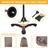 JUVAENY Clarinet Stand, Portable Flute Clarinet Stand with Flannel Bag,Clarinet