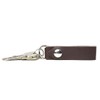 Pack & Smooch Leather Key Fob, Leather Lanyard, Handmade in