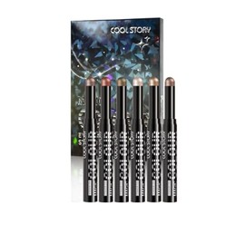 6 Farben Body Glitter Holografischer Glitter Körper Schimmernder, Kosmetischer Glitzer für Gesicht, Körper und Haare, Highlighter Make up Puder, Festival und Party Beauty Make-up-B