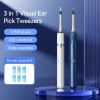 PAKISS Visual Ear Pick Tweezers with 12MP HD Camera -Wireless