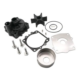 kipa Impeller Water Pump Repair Kit with Housing for Yamaha 61A-W0078-A2-00 61A-W0078-A3-00 V6 Outboards 150, 175, 200, 225, 250, 300 Hp, Fits for Sierra 18-3396, 61A-W0078-A1