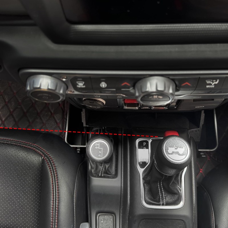 JVMA Center Console Organizer Gear Shift Tray for Jeep Gladiator