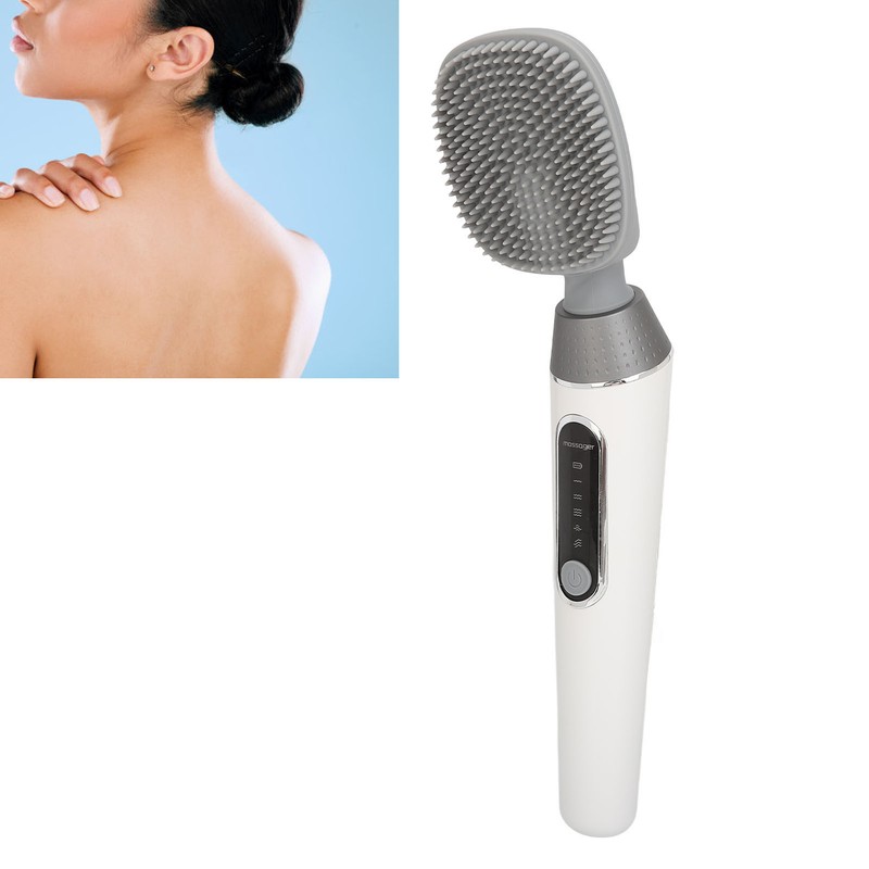 Electric Bath Brush Back Scrubber Exfoliating Cleaning Multi Functional Electronic