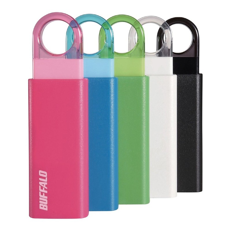BUFFALO RUF3-KS32GA-WH Knock Slide USB 3.1 (Gen1) USB Memory 32GB