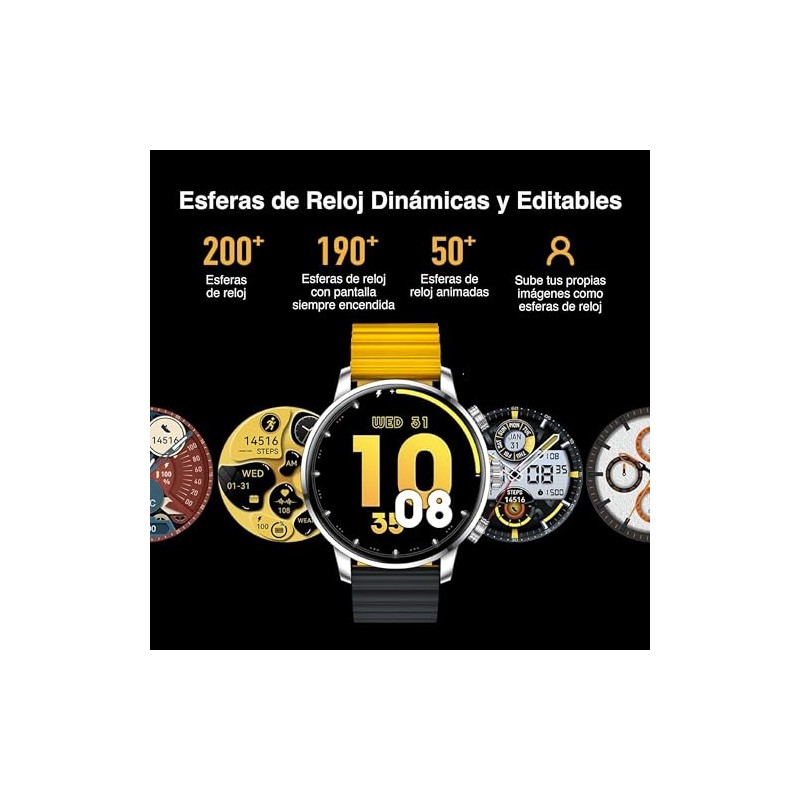 Kieslect | Kr2 Smartwatch 1.43'' Amoled Mas De 100 Modos