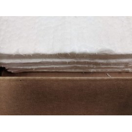 12"x12"x1" Ceramic Fiber Blanket Insulation 6# 2300F for Wood Stoves, Pizza Ovens, Kilns, Forges, Fireplaces & More - (6 Pack)