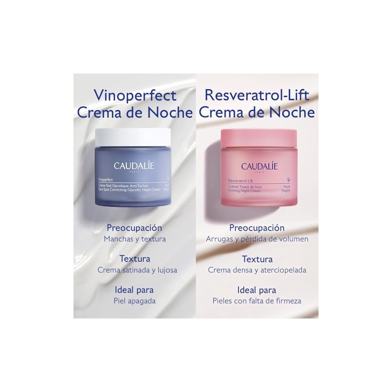 Caudalie Vinoperfect Crema Glicólica de Noche, Cápsula de Recambio -