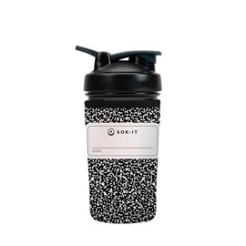 Sok It Botl Sok Protein Blender Shaker Bottle Sleeve Insulated Neoprene Cover (Compose Yourself, Fits 24oz Blender)