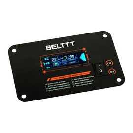 @tec Remote Control Panel with LED Display for Pure Sine Wave Inverter Voltage Converter Inverter 12 V/24 V with 7 m Cable