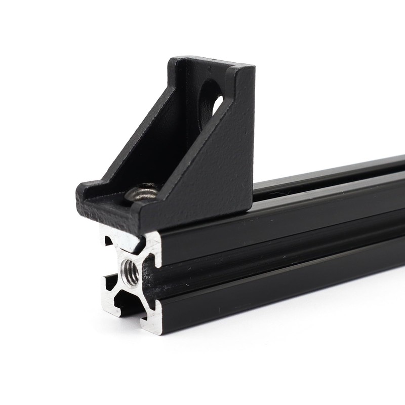 BLCCLOY 20 Sets 10 Series Extrusion Black Brackets 1" x