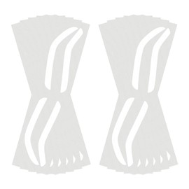 Brow Mapping Guide Paper,Brow Mapping Stickers | 10 Pairs Eyebrow Dyeing Shaper, Eyebrow Protection Film Strips For Tinting Makeup